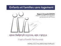 Enfants et familles sans logement - Rapport d'enquête ENFAMS
