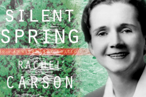 Visuel du livre Silent Spring et de Rachel Carson